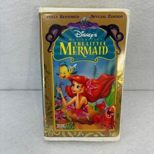 Disney's The Little Mermaid VHS Fully Restored Special Edition Movie (clamshell)